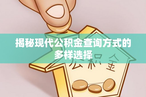 灌云揭秘现代公积金查询方式的多样选择