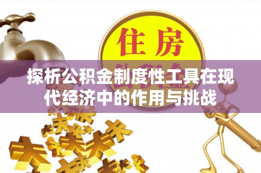 灌云探析公积金制度性工具在现代经济中的作用与挑战