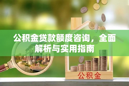 灌云公积金贷款额度咨询，全面解析与实用指南