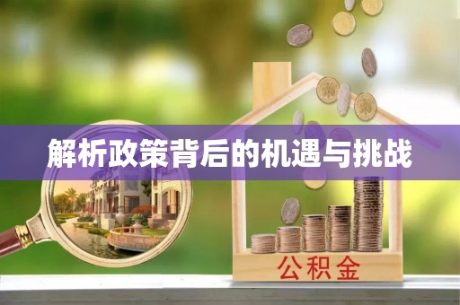 灌云解析政策背后的机遇与挑战